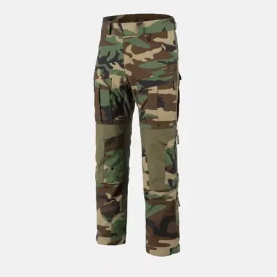 Брюки Helikon-Tex MCDU Pants — PolyCotton Stretch Ripstop, US Woodland / Olive Green