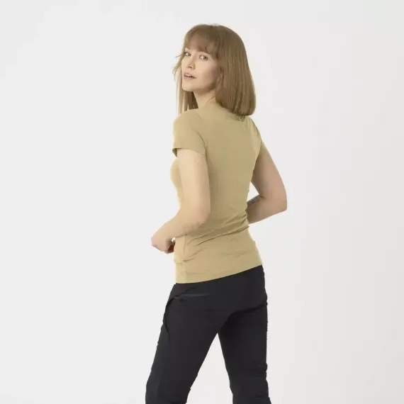 Женская футболка Helikon-Tex Women's T-shirt Slim Organic, Khaki