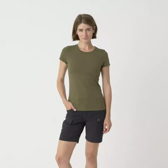 Женская футболка Helikon-Tex Women's T-shirt Slim Organic, Olive Green