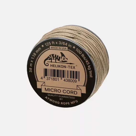 Шнур Helikon-Tex Micro Cord (125ft), Coyote