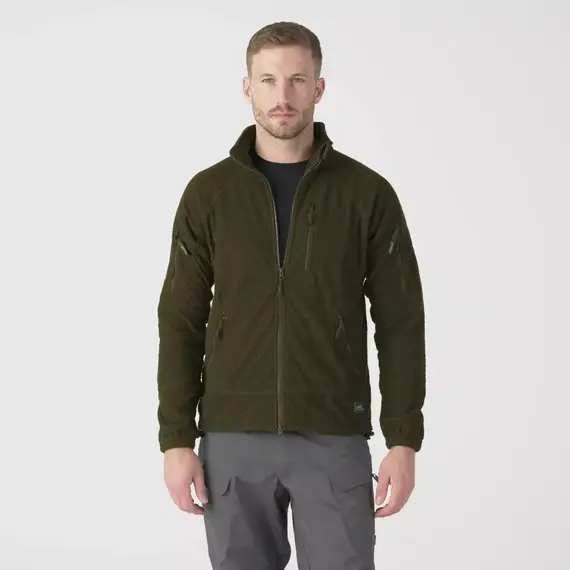 Куртка Helikon-Tex ALPHA TACTICAL Jacket - Grid Fleece, Olive Green