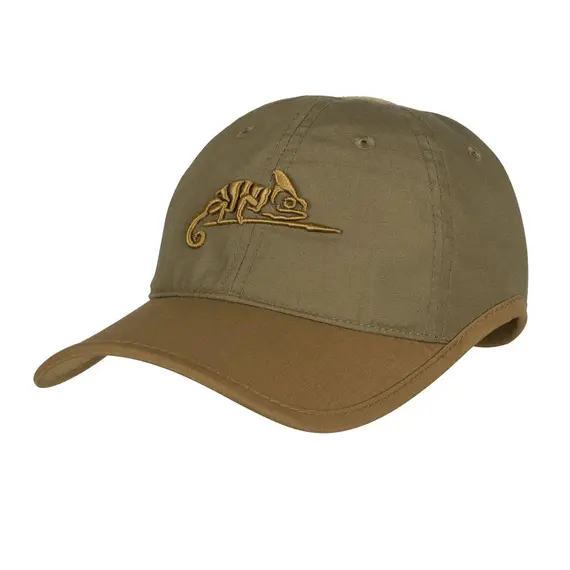 Кепка Helikon-Tex Logo Cap - PolyCotton Ripstop, Adaptive Green / Coyote