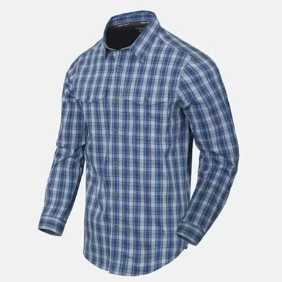 Рубашка Helikon-Tex Covert Concealed Carry Shirt, Ozark Blue Plaid