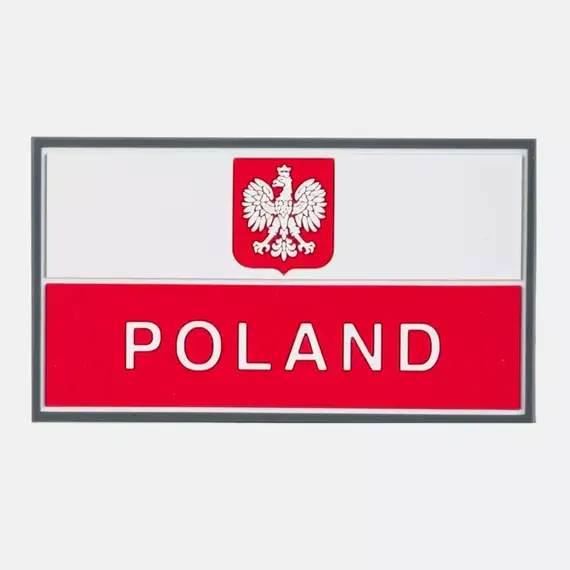 Нашивка Helikon-Tex Polish Banner Patch (90 x 50 mm) - PVC, White
